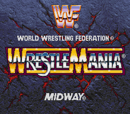 WWF WrestleMania (Japan) Title Screen